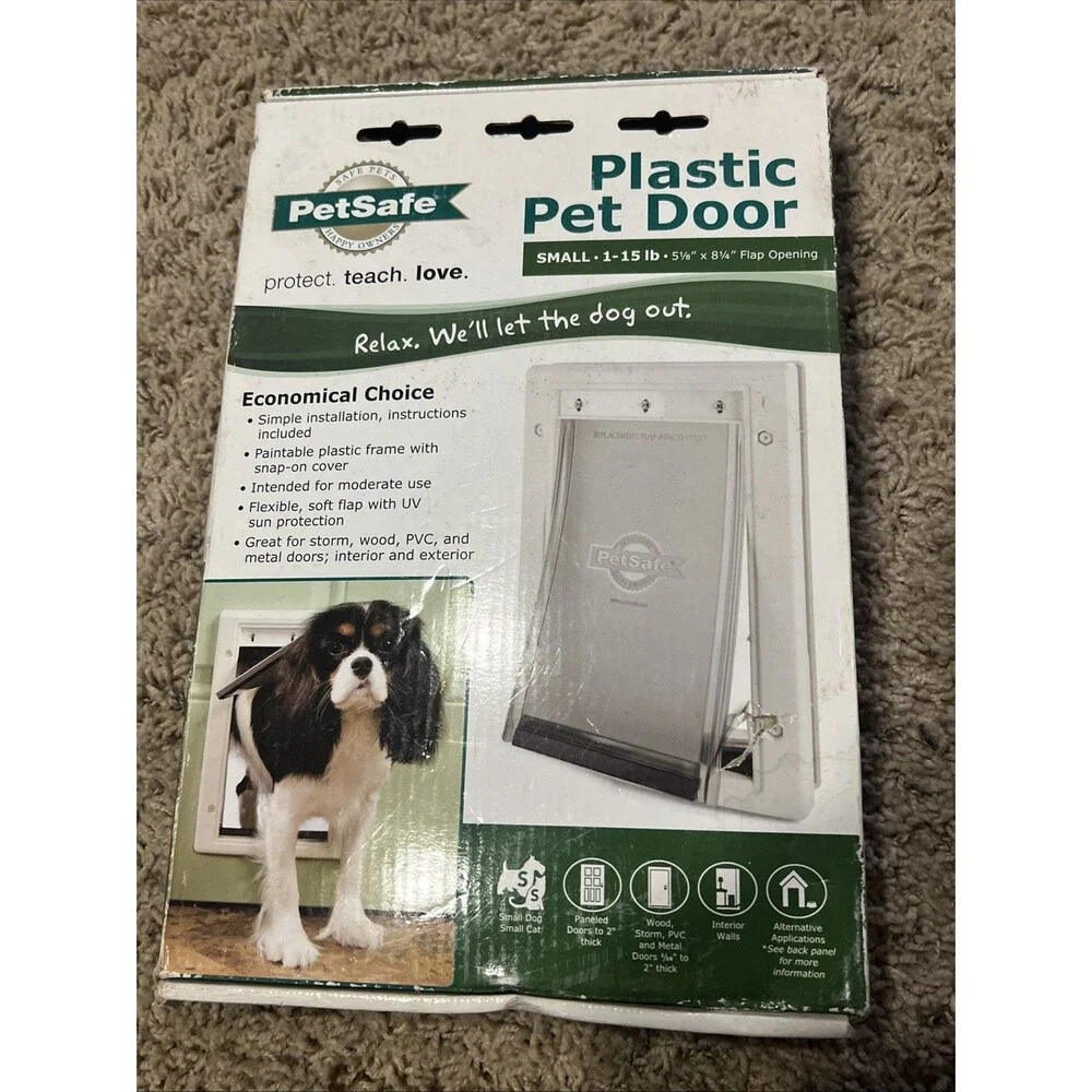 Pet safe Plastic Pet Door White‎